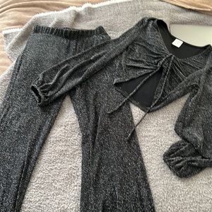 BY TOGETHER - Wide leg pant and top set